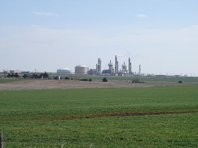 Koch Fertilizer plant in Enid, Oklahoma, USA.