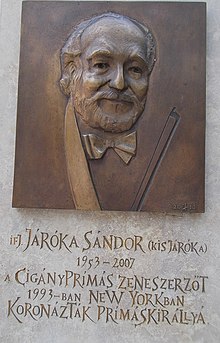 Memortabulo pri Sándor Járóka