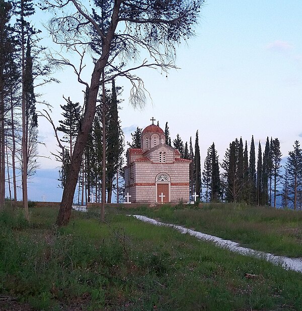 Resurrection Church at Tatoi Royal Cemetery