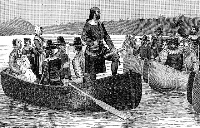 Roger Williams returning with the royal charter