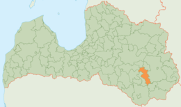 Riebiņi - Carte