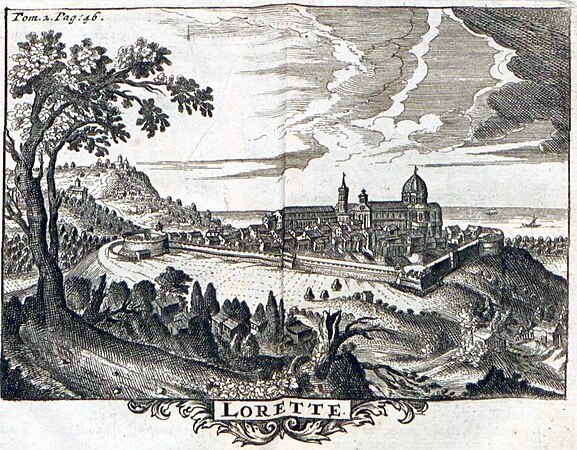 Delices de l'Italie, 1709 – Loreto, Basilica