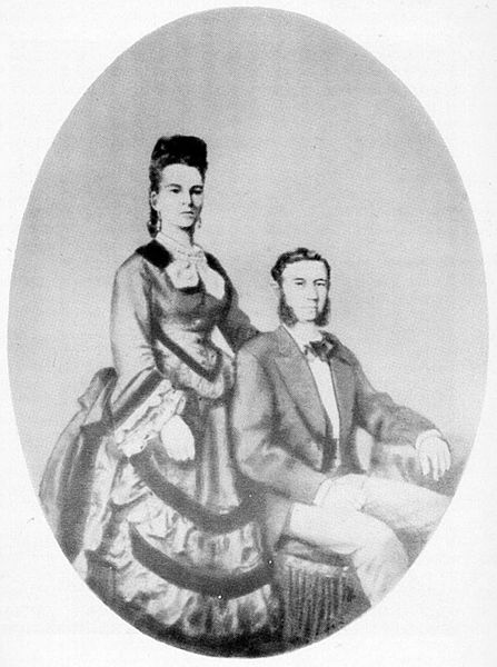 File:Rosalie Ida Blun & Isidor (Isador) Straus marriage.jpg