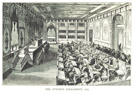 The Ottoman Parliament in 1877.