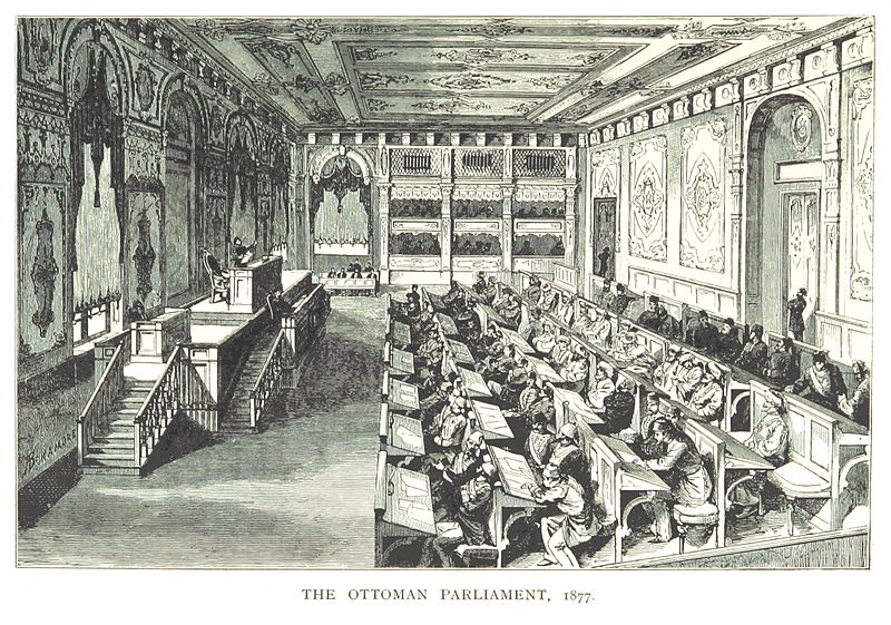 File:SPRY(1895) p733 - THE OTTOMAN PARLIAMENT, 1877.jpg