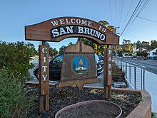 San Bruno City Park sign, intersection of Crystal Springs and Cypress San Bruno City Park.jpg