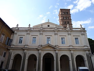 Santi Bonifacio ed Alessio church on the Aventine Hill in Rome, Italy