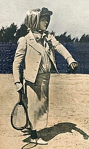 Sarah Bernard nan tenniswoman, 1905.