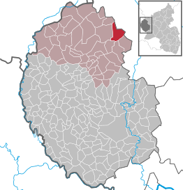 Kaart van Schwirzheim