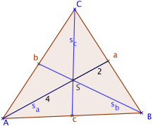 File:Seitenhalbierende mit schwerpunkt.svg