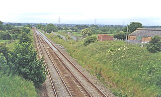 <span class="mw-page-title-main">Dunham Hill railway station</span> Former railway station in England