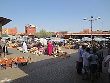 Rahba Kedima ("Old Square") in the souks of the medina Souks Marrakech 074.JPG