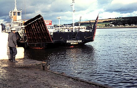 The Rosehaugh at South Kessock, 1971 South Kessock ferry point 1971 - geograph.org.uk - 2360403.jpg