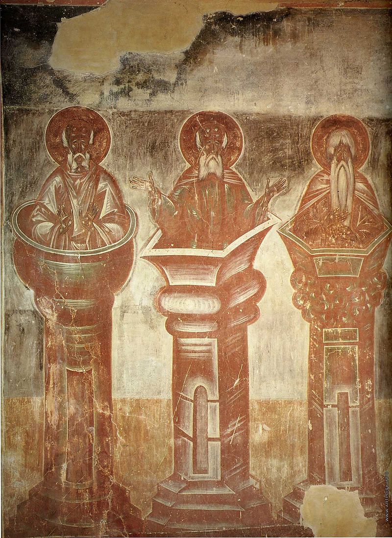 https://upload.wikimedia.org/wikipedia/commons/thumb/c/c2/Spas_na_Ilyine_-_Three_stylites_3.jpg/800px-Spas_na_Ilyine_-_Three_stylites_3.jpg