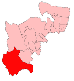 Spelthorne in Middlesex 1918-45 Spelthorne1918.png