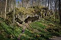 De Spitzbubenhöhle in dit dal