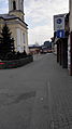 Pohľad na časť pešej zóny námestia sv. Ondreja v Krásne nad Kysucou