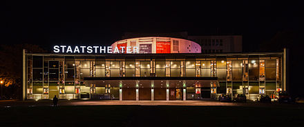 Main entrance of the Staatstheater Kassel