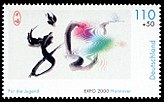 Stamp Germany 2000 MiNr2121 Jugend Chinesische Kaligraphie.jpg