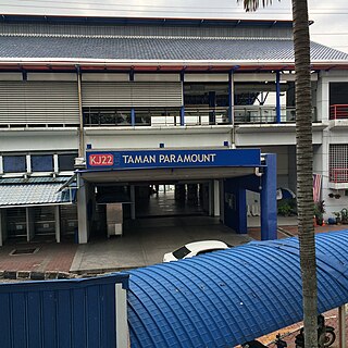 Taman Paramount LRT station railway station