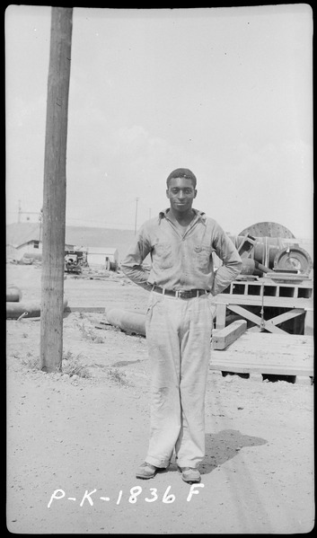 File:Steel, Mr. Rufus, TVA employee who guarded a fallen electrical wire until repaired - NARA - 280020.tif
