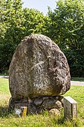 Stone at the entrance to The Brink Oudemirdum