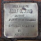 Stolperstein Ahaus Coesfelder Straße 25 Adolf de Jong.JPG