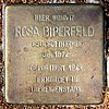 Stolperstein Dönhoffstr 29 (Karlh) Rosa Biberfeld.jpg