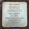 Stolperstein Nachodstr 22 (Wilmd) Gertrud Ohrenstein.jpg