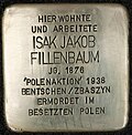 Stolperstein für Isak Jakob Fillenbaum (Große Neugasse 38)