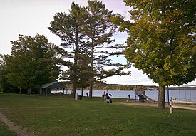 Sutton Park, on the shores of Suttons Bay, an inlet of Grand Traverse Bay