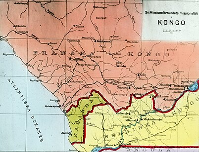 Svenska missionsförbundets stationer, Kongo, 1930