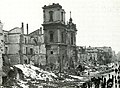 L'església l'any 1945