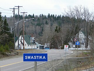 Swastika, Ontario Community town in Ontario, Canada