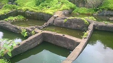 Rockcut water cistern