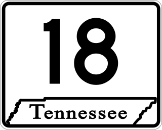 <span class="mw-page-title-main">Tennessee State Route 18</span> State highway in Tennessee, United States