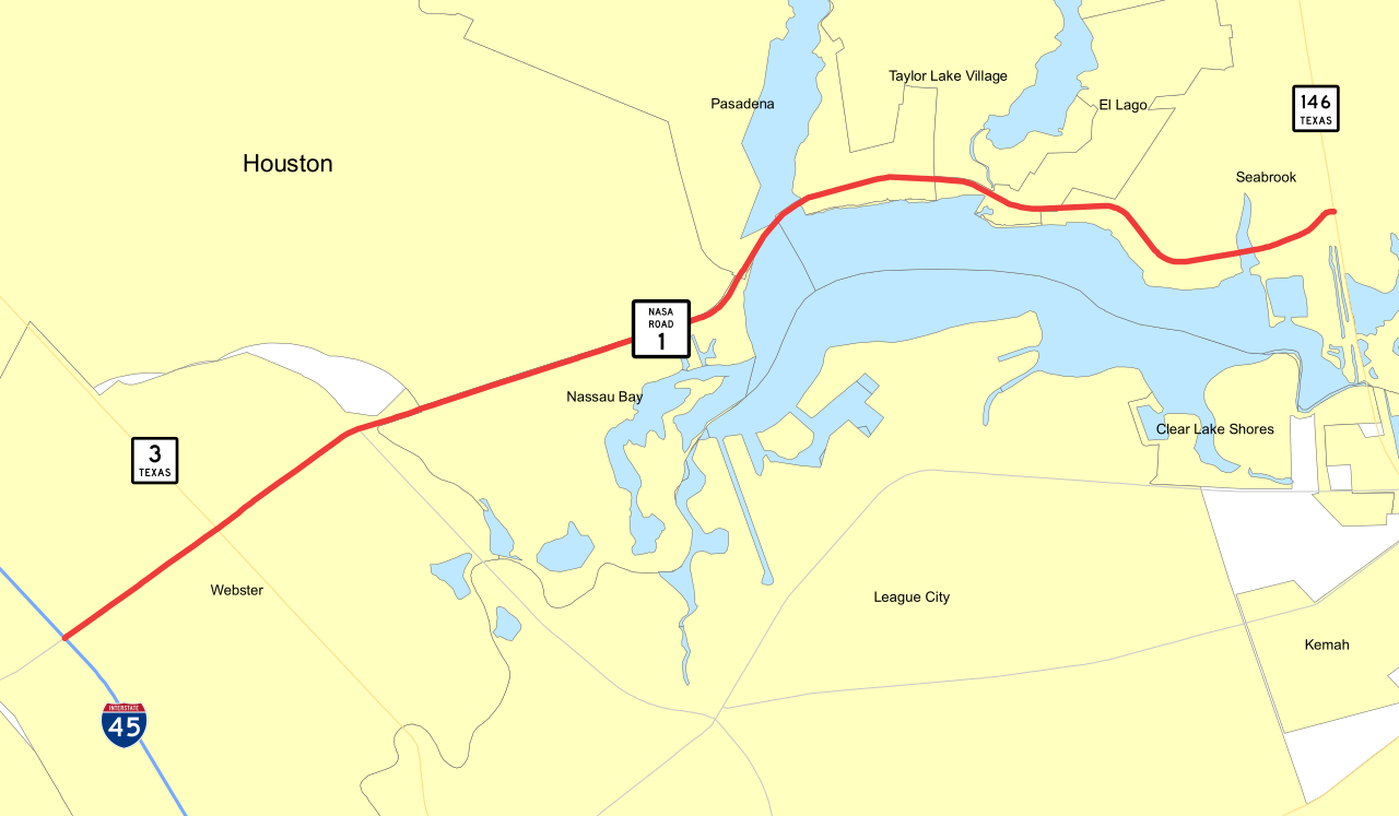 nasa houston map