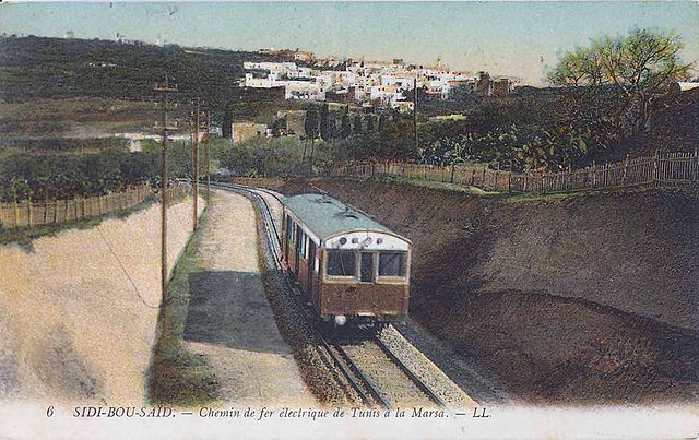 TGM at Sidi Bou Said in 1937