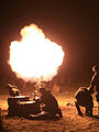 The Arty School exercising both a Young Officers course and an Artillery Standard NCO cse Live Firing Day and night shoot 20 (16321898274).jpg