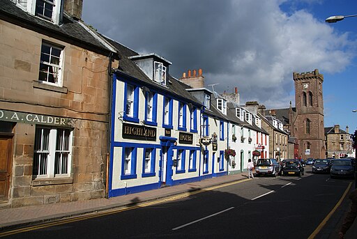 The Highland Hotel and Main Street, Doune - geograph.org.uk - 3609629