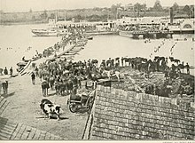 Pamunkey pontoon bridge crossing by Federal cavalry, May 30, 1864 The photographic history of the Civil War - thousands of scenes photographed 1861-65, with text by many special authorities (1911) (14739884856).jpg