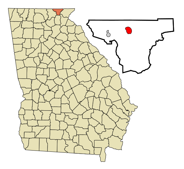 File:Towns County Georgia Incorporated and Unincorporated areas Hiawassee Highlighted.svg