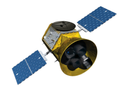 Transiting Exoplanet Survey Satellite artist concept (transparent background).png