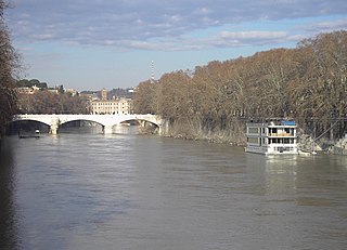 Lungotevere dei Tebaldi street in Rome, Italy