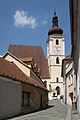 Trhové Sviny (Schweinitz in Böhmen), Kirche: kostel Nanebevzetí Panny Marie