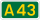 영국 도로 A43.svg