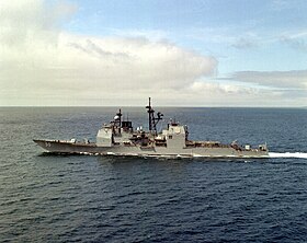 USS Valley Forge (CG-50) underway off the coast of San Diego on 4 April 1987 (6429623).jpg