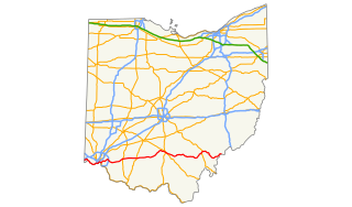 U.S. Route 50 in Ohio highway in Ohio
