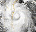 US Navy 100630-N-0000X-001 A GOES-12 infrared satellite image of Hurricane Alex provided by the U.S. Naval Research Laboratory in Monterey, Calif. shows the storm at 1-00 p.m. EST.jpg
