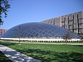 The Joe and Rika Mansueto Library on the campus of the University of Chicago in Chicago, Illinois (United States)